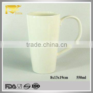 ceramic 7.6'' 20oz tall ceramic coffee mugs