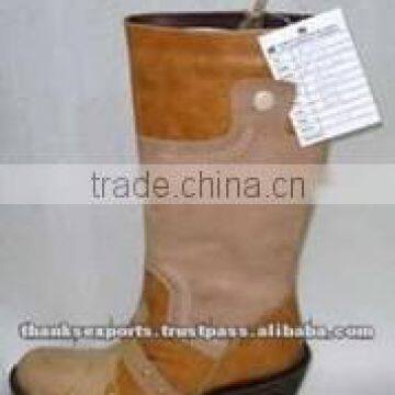 Fashion Lady Peep Out Ankle Boots ROMANIA Hand Made