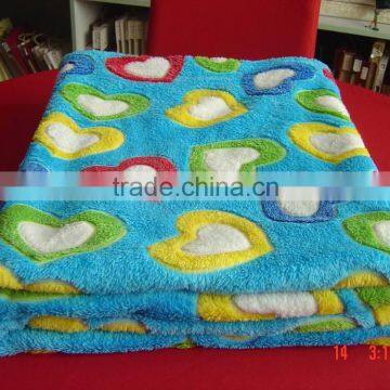 New design super soft touch beautiful printed coral fleece blanket