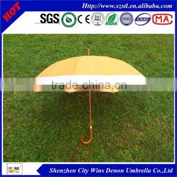 High Quality Straight Elegant Wooden Umbrella,fashion Wooden Automatic Umbrella From China Suppliers,wooden Handle Umbrella photo-3