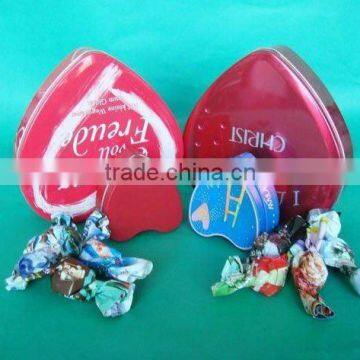 Heart Shape Chocolate Tin Box