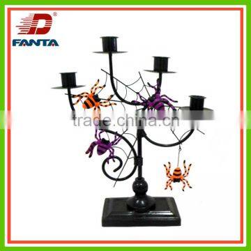 Hot selling spooky metal Halloween candle holder for decor