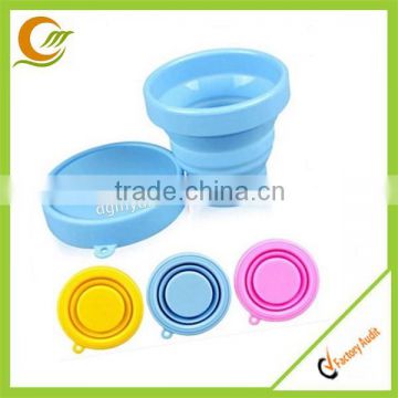 Silicone coffee cup Collapsible portable coffee cup Wholesale fancy coffee cup