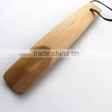 Wooden shoe horn