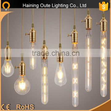 LED Edison bulb: 1w 2w 4w 6w 8w led vintage edison filament light bulb ST64, ST58, A60/A19, T45, G80, G95, G125, B53, C35, T30