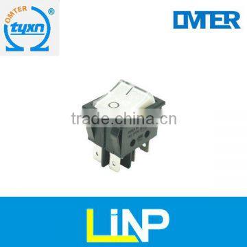 R-210-C5L-BW rocker switch 15a 250vac