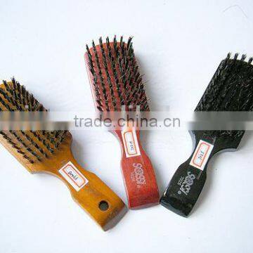 wooden cleaning hair brush manufacturing