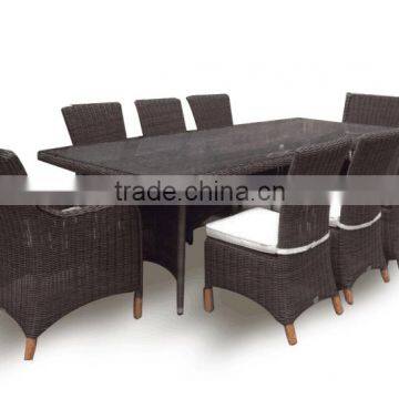 Round wicker rattan dining sets outdoor furniture sale                        
                                                                                Supplier's Choice