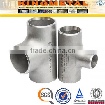 SS304/316L Stainless Steel 4" Inch Tee Pipe Fittings