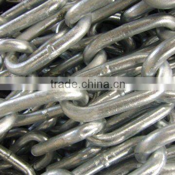 zinc open link hoist chain