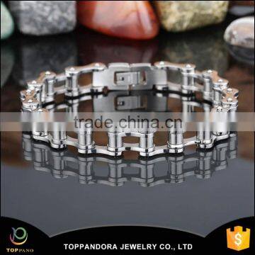 jewelry fashionable hand made men metal bicycle chain bracelets