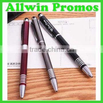 2016 New Arrival Metal Twist Pen With Stylus