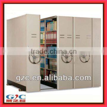 CE ISO9001 Fancy Steel Compact Archives Mechanical Mobile Filing Shelving Storage System