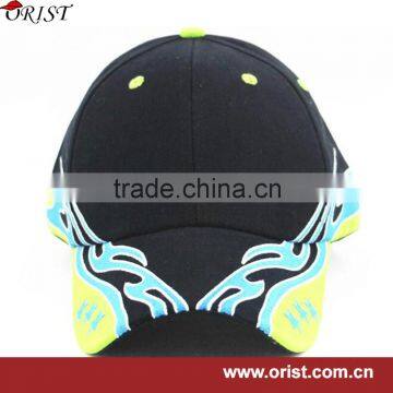 Custom New Design Flame Cap With Embroidery Logo photo-2