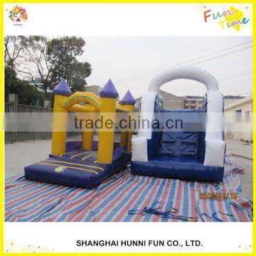 China high giant inflatable slide/dry slide for adults and children