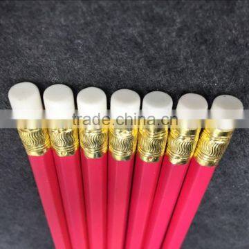 High Quality HB Hexagonal Rubber Tip 7 Inch Wooden Lapices Pencil photo-4