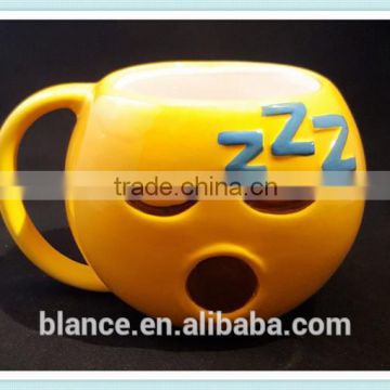 ceramic emoji coffee mug 3d emoji coffee cup