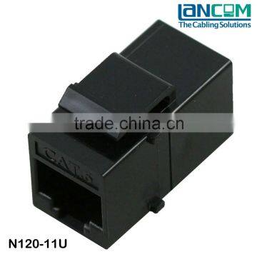 LC Free Sample factory professional Cat 6 UTP Coupler Panel Mountable type