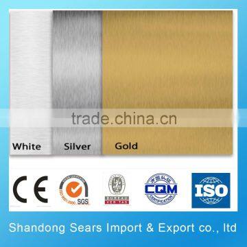 Brushed Sublimation aluminium sheets Gold Sliver Copper Color