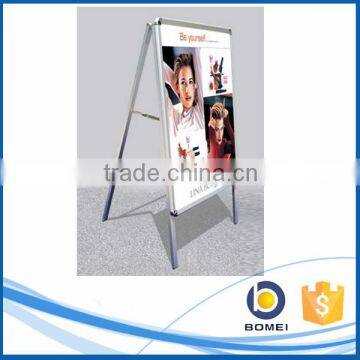 Outdoor aluminum mitred corner a stand, a0 a1 a2 A frame stand