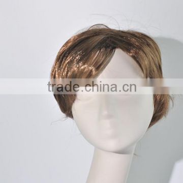 Synthetic short brown BOB wig for girl anime cos wig N252