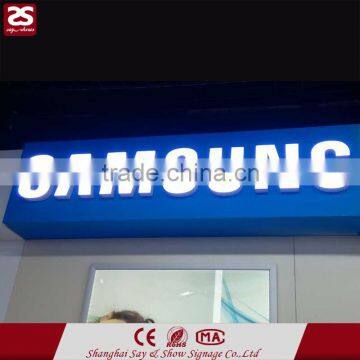 Good price epoxy resin led channel letter sign lighted 3d business logos