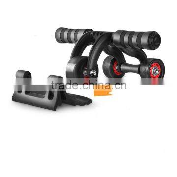 3-Wheel Triangular Ab Roller Floor Stopper Wedge Included