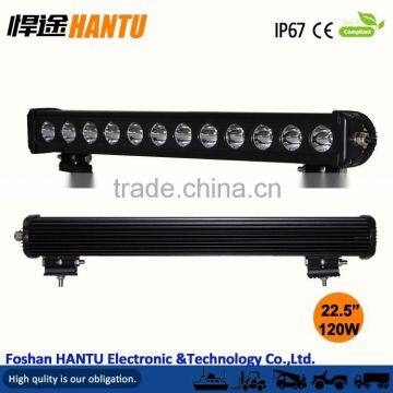 120W spot beam LED light bar /22.5 inch LED light bar with flexible bracket
