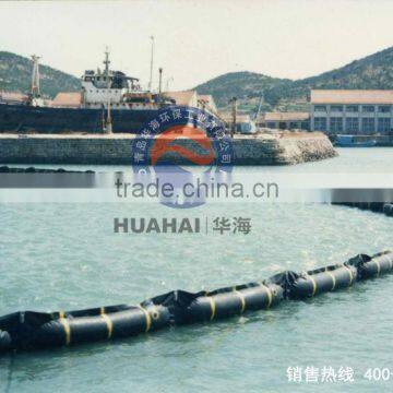 Inflating oil rubber boom