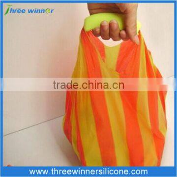 silicone rubber grip shopping bag handle grip