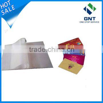 60 micron pvc coated overlay film for inkjet pvc sheet