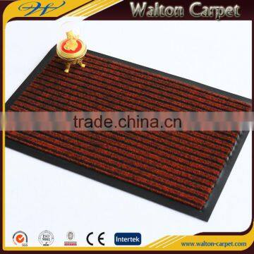 Custom size corrdior dust control rib nonwoven pvc backing stairs mat