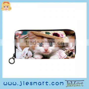 Microfiber custom design long wallet sublimation printing bags