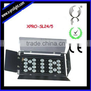 professional stage ground row light 24pcs 5W White led wall washer light