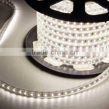 Outdoor Waterproof 220V AC Flex IP65 Tube Around 5050 Led Strip