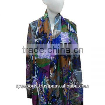 Fancy polyester spun scarves & shawls 2014