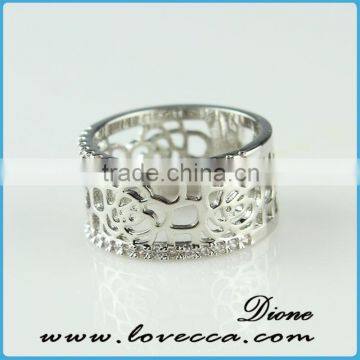 2015 fashion jewelry ring!latest weddingring design !micro pave diamond setting ring-stylish sterling silver jewelry