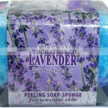 Peeling soap sponges different types, 65g, 80g. Paraben Free. Made in EU. Private Label Available.