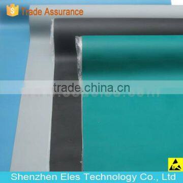 Green Blue Grey 2 Layers 2mm Thick Glossy or Dull Antistatic Rubber ESD Mat