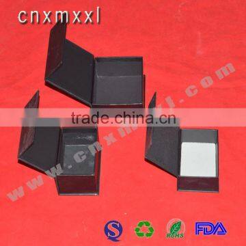 paper folding gift box for macaroons custom design printing black color with high quality