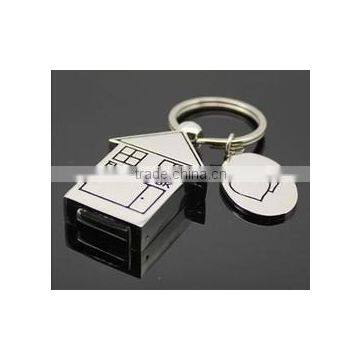 Free design custom shaped metal keychain with sound for promotion gifts