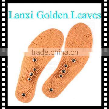 plastic health foot acupressure massage insoles active magnet gel insole