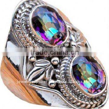 Trendy 925 Sterling Iolite Ring Supplier Beautiful Indian Silver Jewellery Wholesale Jewelry Rings