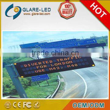Portable Road Safety Traffic Variable Warning Sign With Speed Limit and Guide Sign