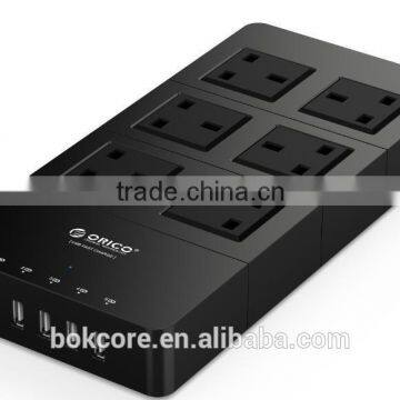 Wholesale ORICO HPC-8A5U 8 outlet electrical power strip with 5 USB HUB