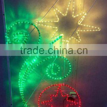 china supplier led 2d outdoor christmas silhouettes