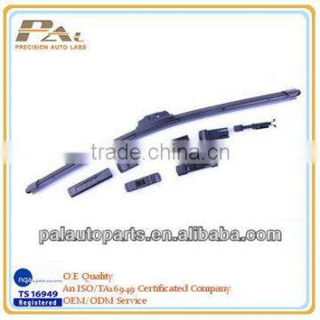 Muti-adapter Soft Flat Wiper Blade with 8 adaptors