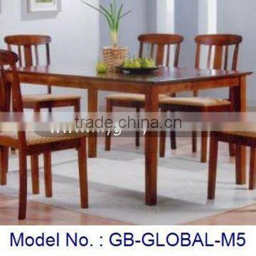 Simple Design Wooden Dining Set In 1+6 For Home Indoor Furniture With High Quality And Low Price
