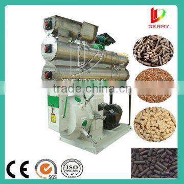 2014 New type high output mini crab feed pellet machine with gear drive