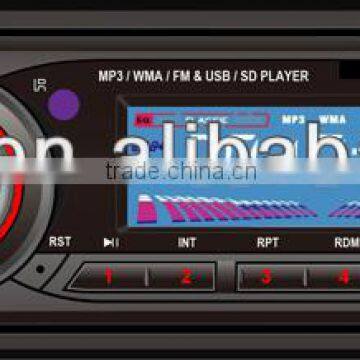 VCAN0715 In dash One din Car USB SD MP3 player FM radio